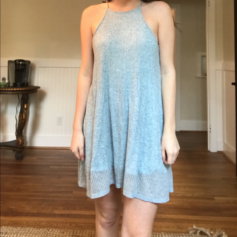 Blue dress